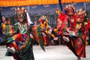 Mask Dance at Mani Rimdu Festival Trek
